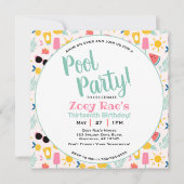 Invitation à l'anniversaire de la fête de la pisci (Devant)