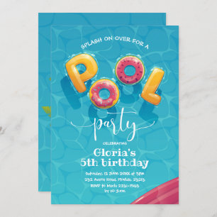 Invitation à l'anniversaire de la fête de la pisci