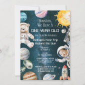 Invitation à l'anniversaire de la fête de l'espace (Devant)