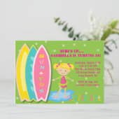 Invitation à l'anniversaire de la Fête de Plage Su (Debout devant)