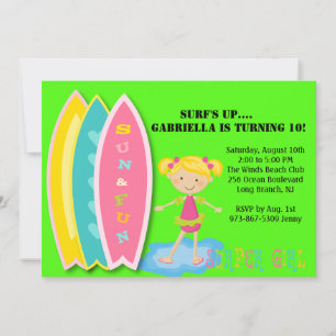 Invitation à l'anniversaire de la Fête de Plage Su
