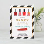 Invitation à l'anniversaire de la fête de polissag (Debout devant)