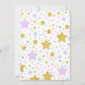 Invitation à l'anniversaire de la fête de Stwood (Dos)