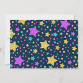 Invitation à l'anniversaire de la fête de Stwood (Dos)