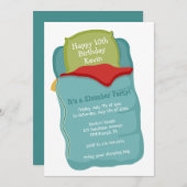 Invitation à l'anniversaire de la fête du bois (Devant / Derrière)