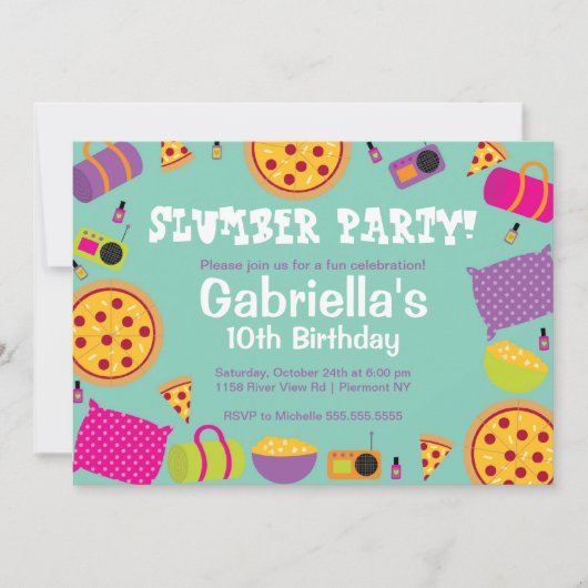 Invitation à l'anniversaire de la fête du bois (Devant)