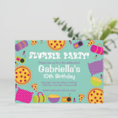 Invitation à l'anniversaire de la fête du bois (Debout devant)