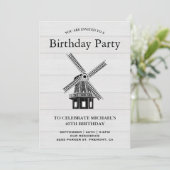 Invitation à l'anniversaire de la fête du moulin à (Debout devant)