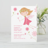 Invitation à l'anniversaire de la fête magique de (Debout devant)