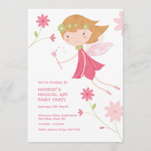 Invitation à l'anniversaire de la fête magique de 