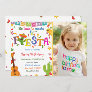 Invitation à l'anniversaire de la fête mexicaine a