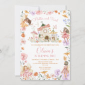 Invitation à l'anniversaire de la fête rose (Devant)