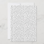 Invitation à l'anniversaire de la fête thématique  (Dos)