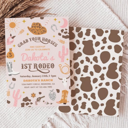 Invitation à l'anniversaire de la fille | 1ère inv