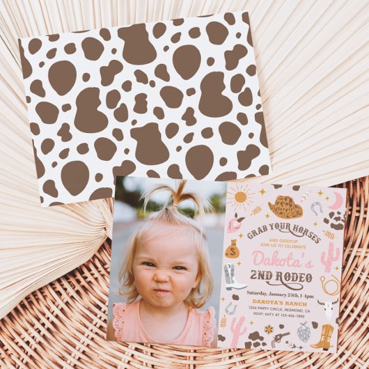 Invitation à l'anniversaire de la fille | 2e Invit