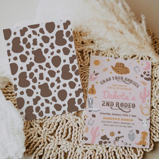 Invitation à l'anniversaire de la fille | 2e Invit