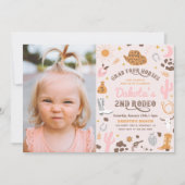 Invitation à l'anniversaire de la fille | 2e Invit (Devant)