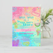 Invitation à l'anniversaire de la fille de la pisc (Debout devant)