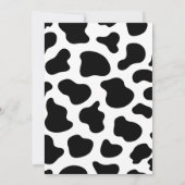 Invitation à l'anniversaire de la Fille de la Vach (Dos)