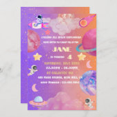 Invitation à l'anniversaire de la fille de l'Explo (Devant / Derrière)
