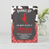 Invitation à l'anniversaire de la fille Impression (Debout devant)