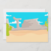 Invitation à l'anniversaire de la fille Invitation (Dos)