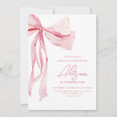 Invitation à l'anniversaire de la fille mignonne B (Devant)