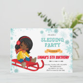 Invitation à l'anniversaire de la fille qui dort (Debout devant)