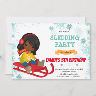 Invitation à l'anniversaire de la fille qui dort