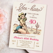 Invitation à l'anniversaire de la fille Yee-haw vi