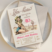 Invitation à l'anniversaire de la fille Yee-haw vi