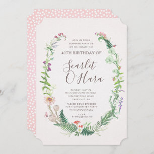 Invitation à l'anniversaire de la floraison adulte