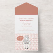 Invitation à l'anniversaire de la florale japonais (À l'intérieur)