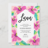 Invitation à l'anniversaire de la flore tropicale  (Devant)