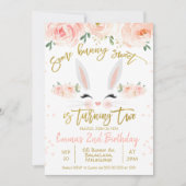 Invitation à l'anniversaire de la folie florale (Devant)