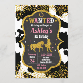 Invitation à l'anniversaire de la jeune fille / Oc