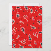 Invitation à l'anniversaire de la jeune fille / Oc (Dos)