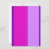 Invitation à l'anniversaire de la licorne arc-en-c (Dos)