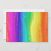 Invitation à l'anniversaire de la licorne. Gâteau  (Dos)