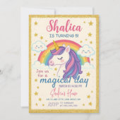 Invitation à l'anniversaire de la licorne, Unicorn (Devant)