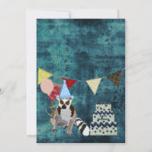 Invitation à l'anniversaire de la marine de Lemurs (Dos)