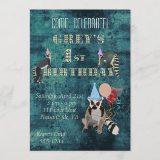 Invitation à l'anniversaire de la marine de Lemurs