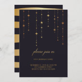 Invitation à l'anniversaire de la marine sur mesur (Devant / Derrière)