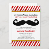 Invitation à l'anniversaire de la Moustache (Devant / Derrière)