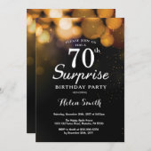 Invitation à l'anniversaire de la Parties scintill (Devant / Derrière)