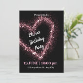 Invitation à l'anniversaire de la Parties scintill (Debout devant)