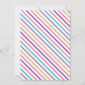 Invitation à l'anniversaire de la Parties scintill (Dos)