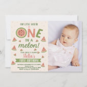 Invitation à l'anniversaire de la pastèque pour en (Devant)