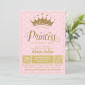 Invitation à l'anniversaire de la petite princesse (Debout devant)