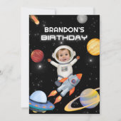 Invitation à l'anniversaire de la photo de l'astro (Devant)